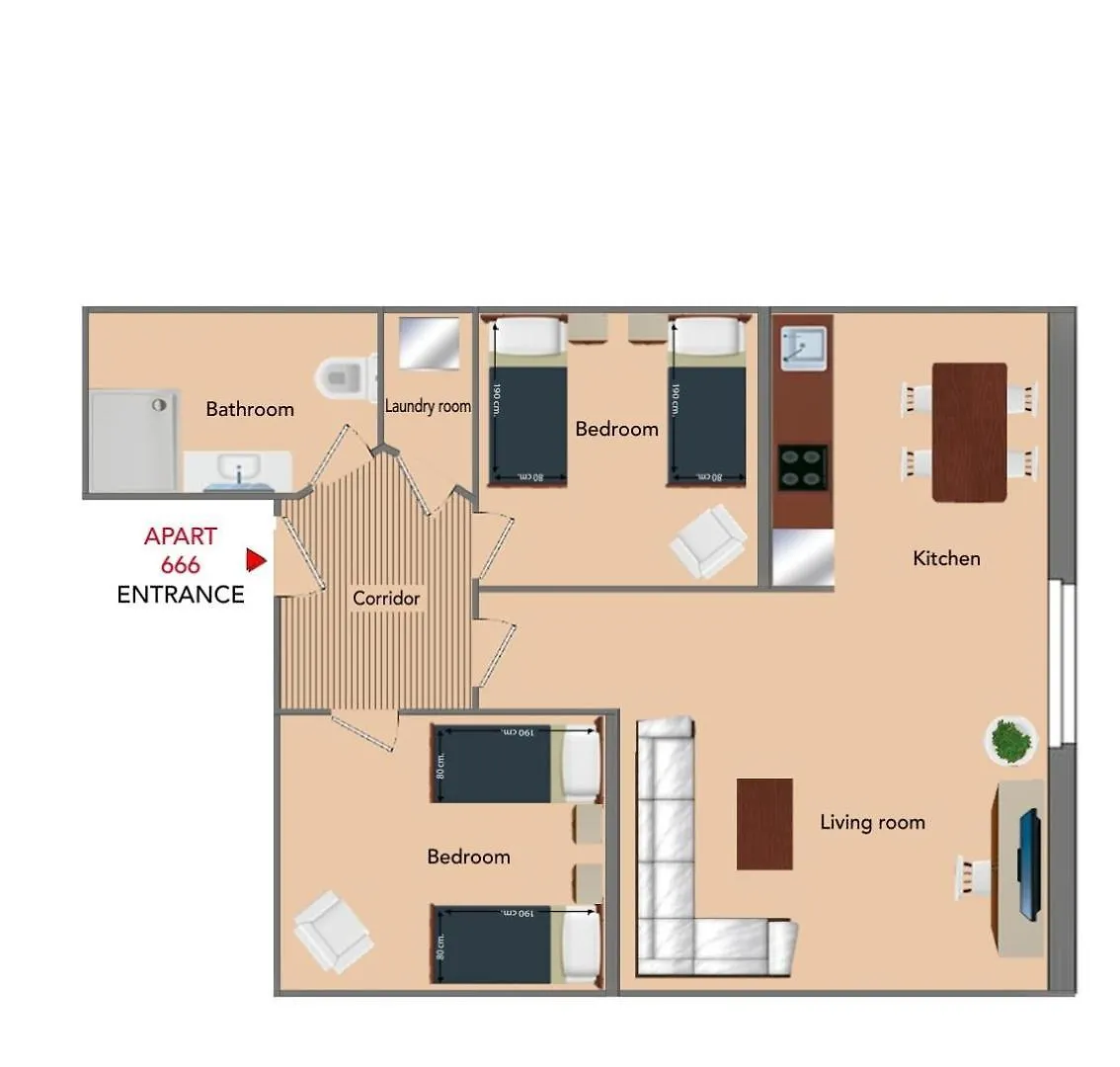 Apartment Ny-Golden Apartments-Dortmund Airport